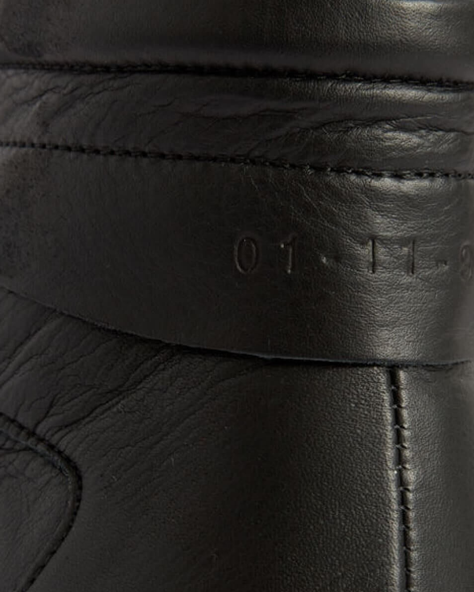 Leather detail with AllSaints logo