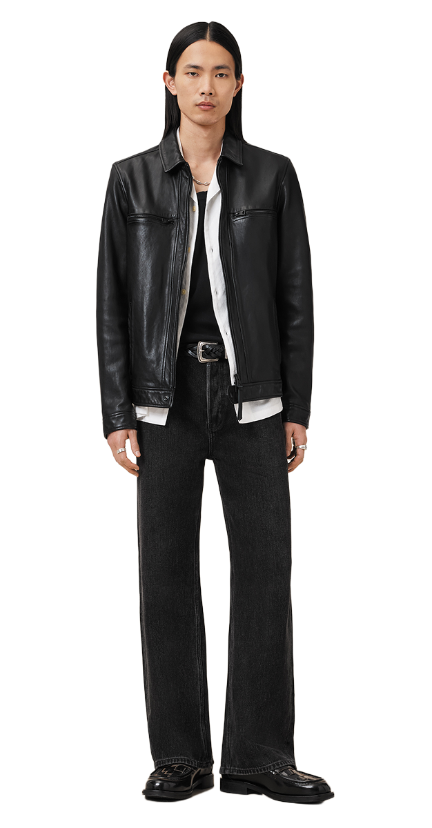 Shop The Mens Luck Leather Jacket