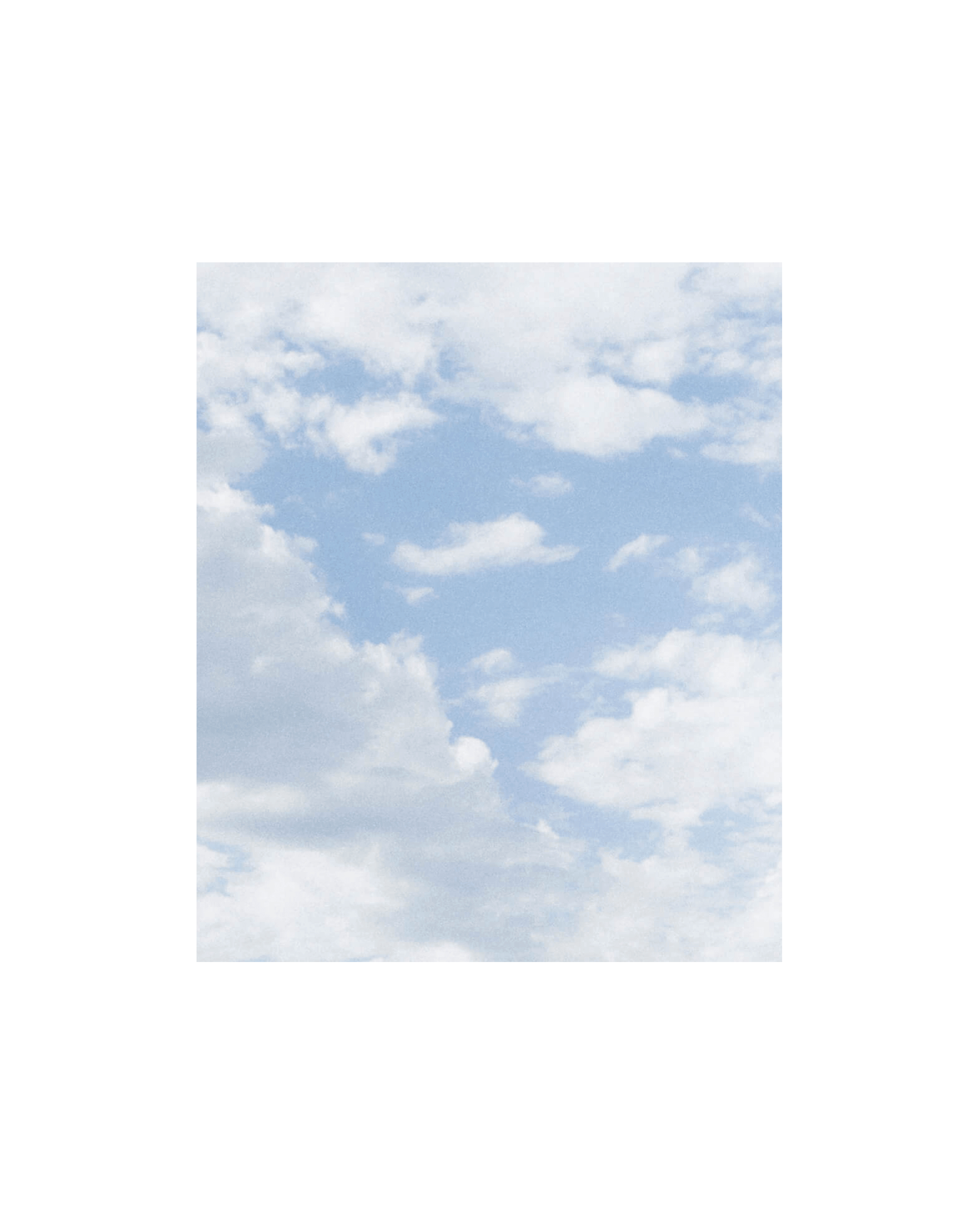 Bild von weißen Wolken vor blauem Himmel