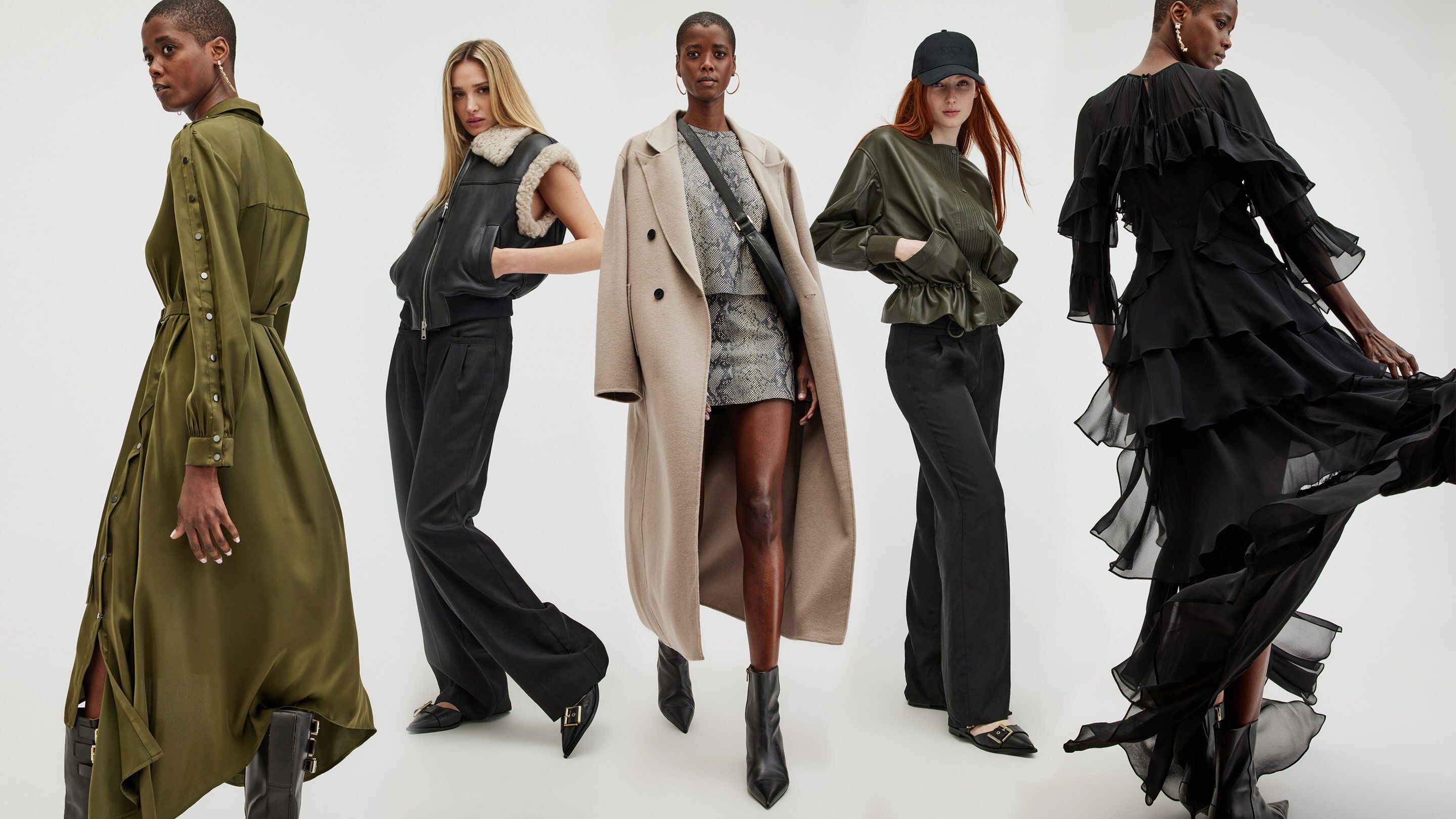 Women s Clothing Leather Jackets Coats Dresses ALLSAINTS US Women s Clothing Leather Jackets Coats Dresses ALLSAINTS US