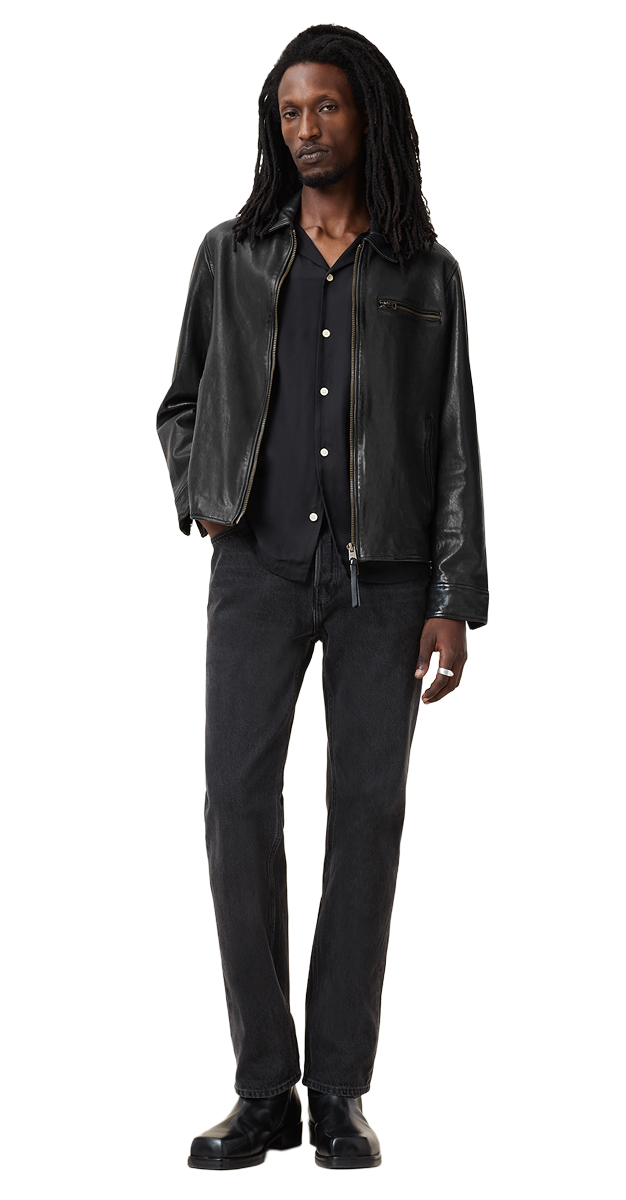 Shop The Mens Miller Leather Jacket