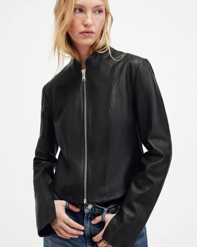Shop the Sadler Slim Fit Leather Jacket