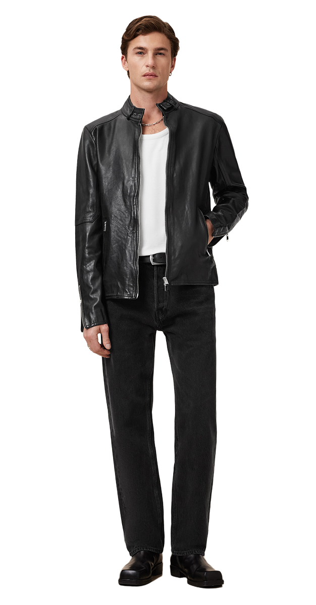 Shop The Mens Cora Leather Jacket