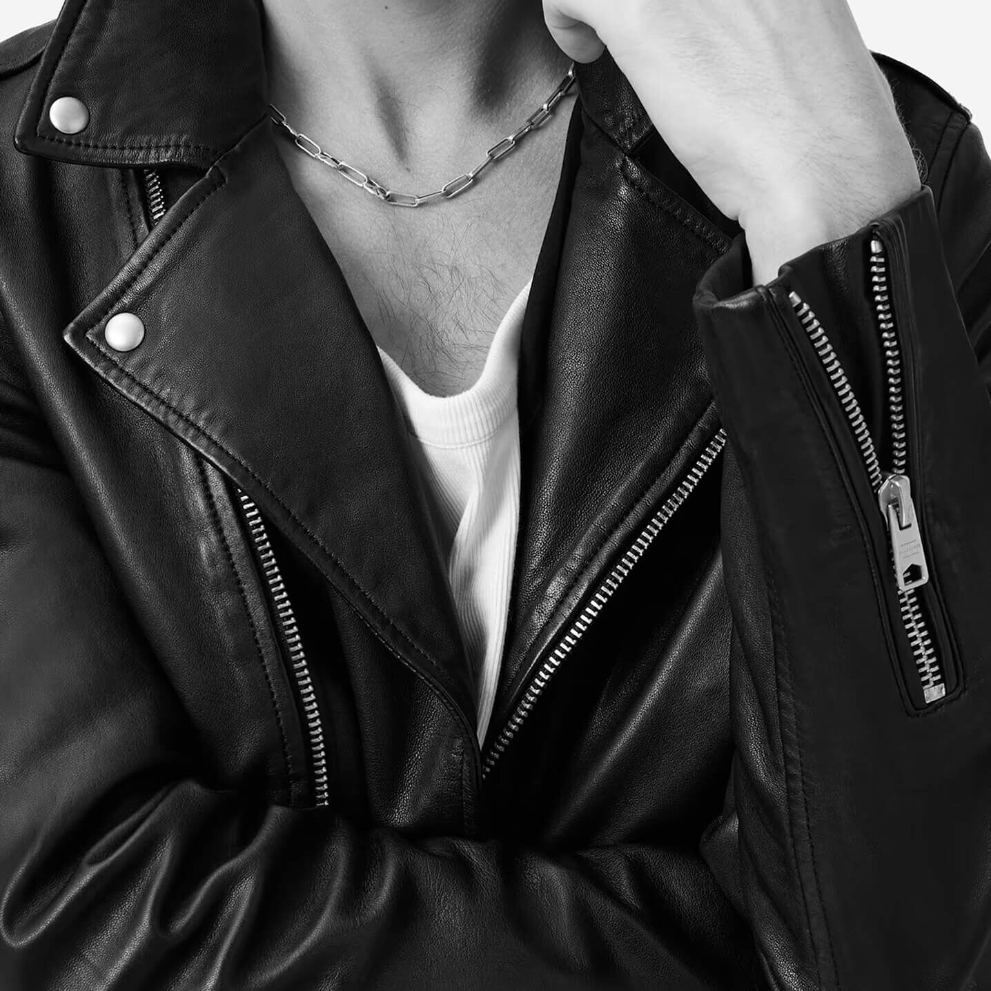 Shop Mens leather jackets