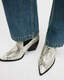 Ria Pointed Snake Leather Boots  large image number 4