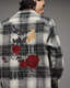 Newrose Checked Embroidered Overshirt  large image number 1