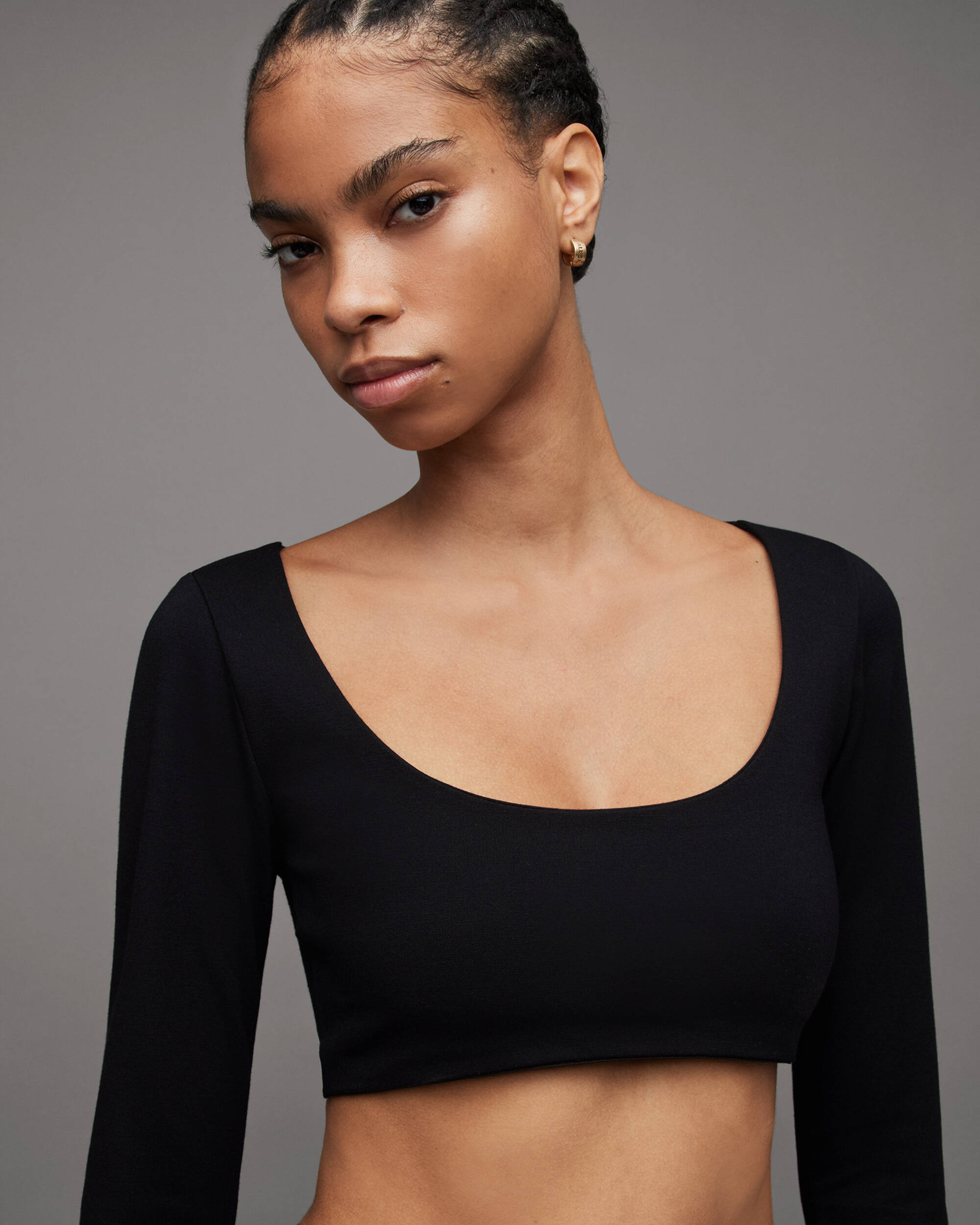 Ciara Cropped Long Sleeve Top  large image number 4