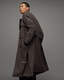 Castor Checked Oversized Trench Coat  large image number 5