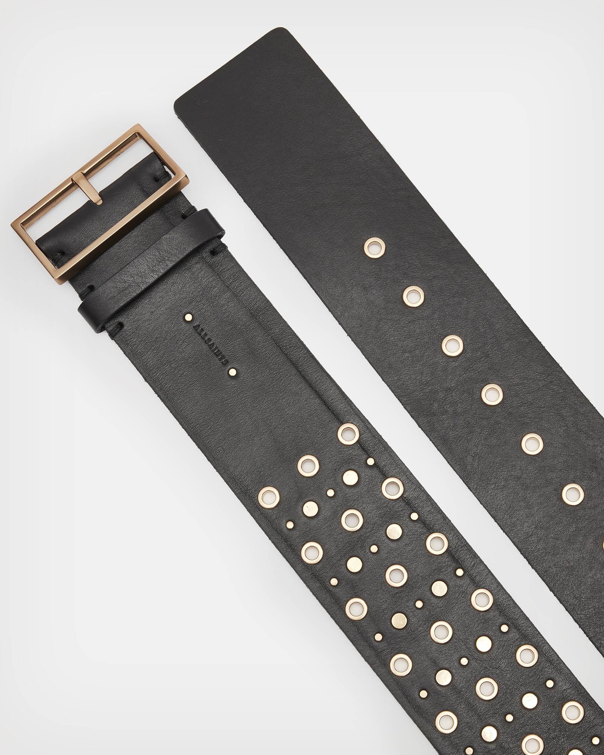 Ray Leather Studded Wide Belt  large image number 2
