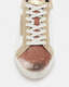 Sheer Leather Low Top Trainers  large image number 4