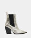 Ria Pointed Snake Leather Boots  large image number 1