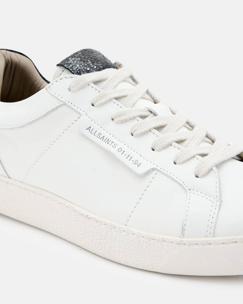 Sheer Round Toe Leather Trainers  large image number 5