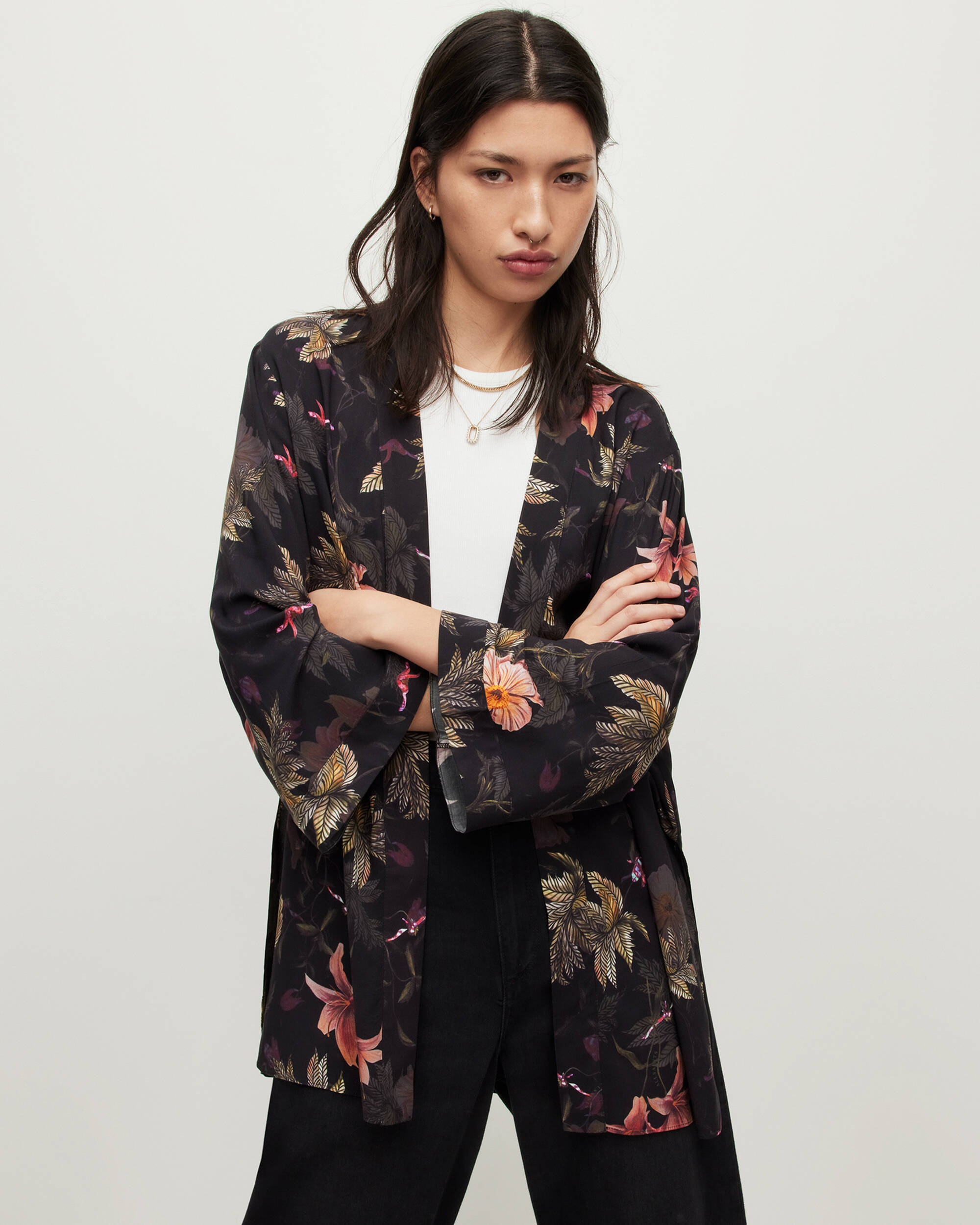 allsaints.com | Carina Viviana Floral Kimono