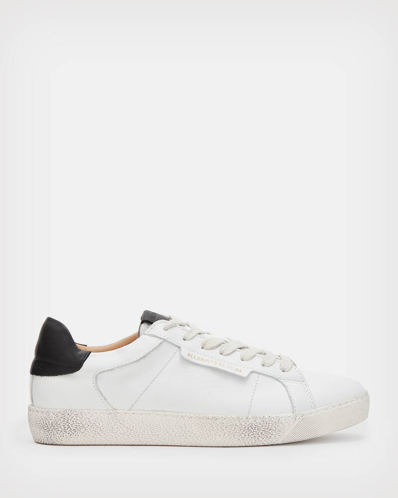Sheer Leather Low Top Trainers