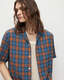 Talaia Camp Collar Checked Relaxed Shirt  large image number 2
