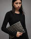 Bettina Studded Leather Clutch Bag  large image number 1