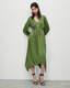Estelle Silk Blend Asymmetric Midi Dress  large image number 4