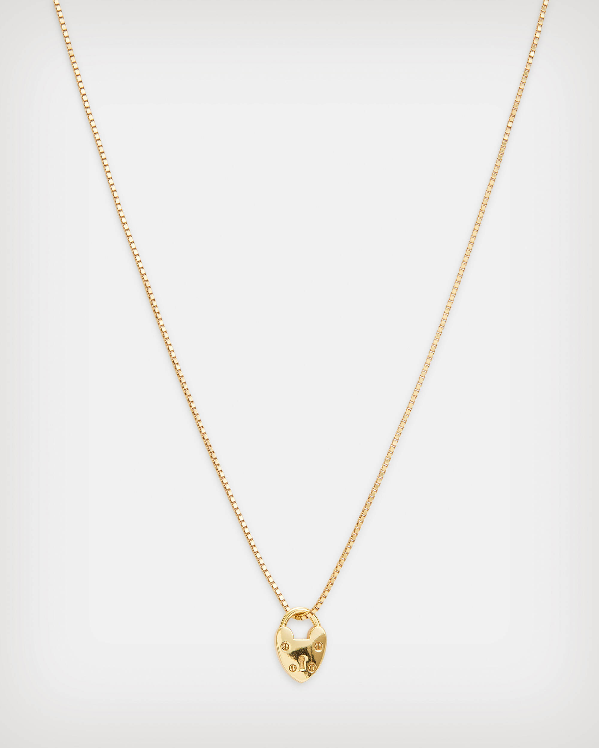 Heartlock Pendant Gold Vermeil Necklace  large image number 2