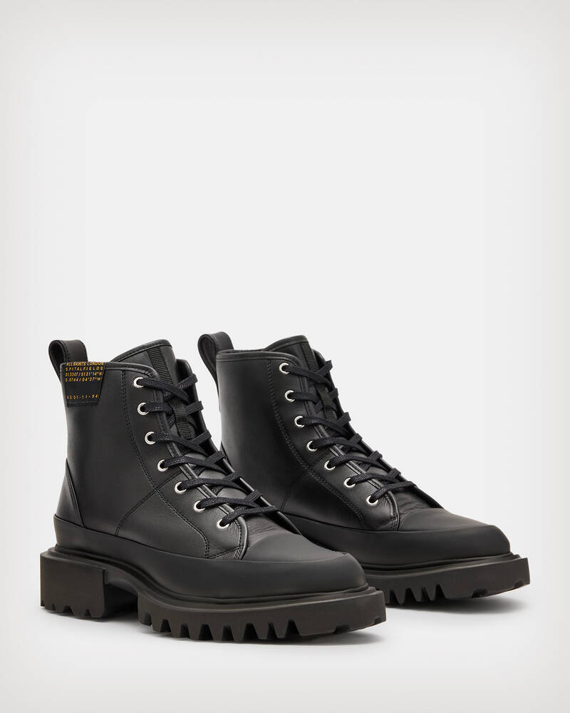 Myla Leather Combat Boots  large image number 4