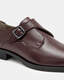 Keith High Shine Leather Monk Shoes  large image number 5