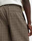 Hobart Checked Straight Fit Trousers  large image number 5