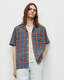 Talaia Camp Collar Checked Relaxed Shirt  large image number 1
