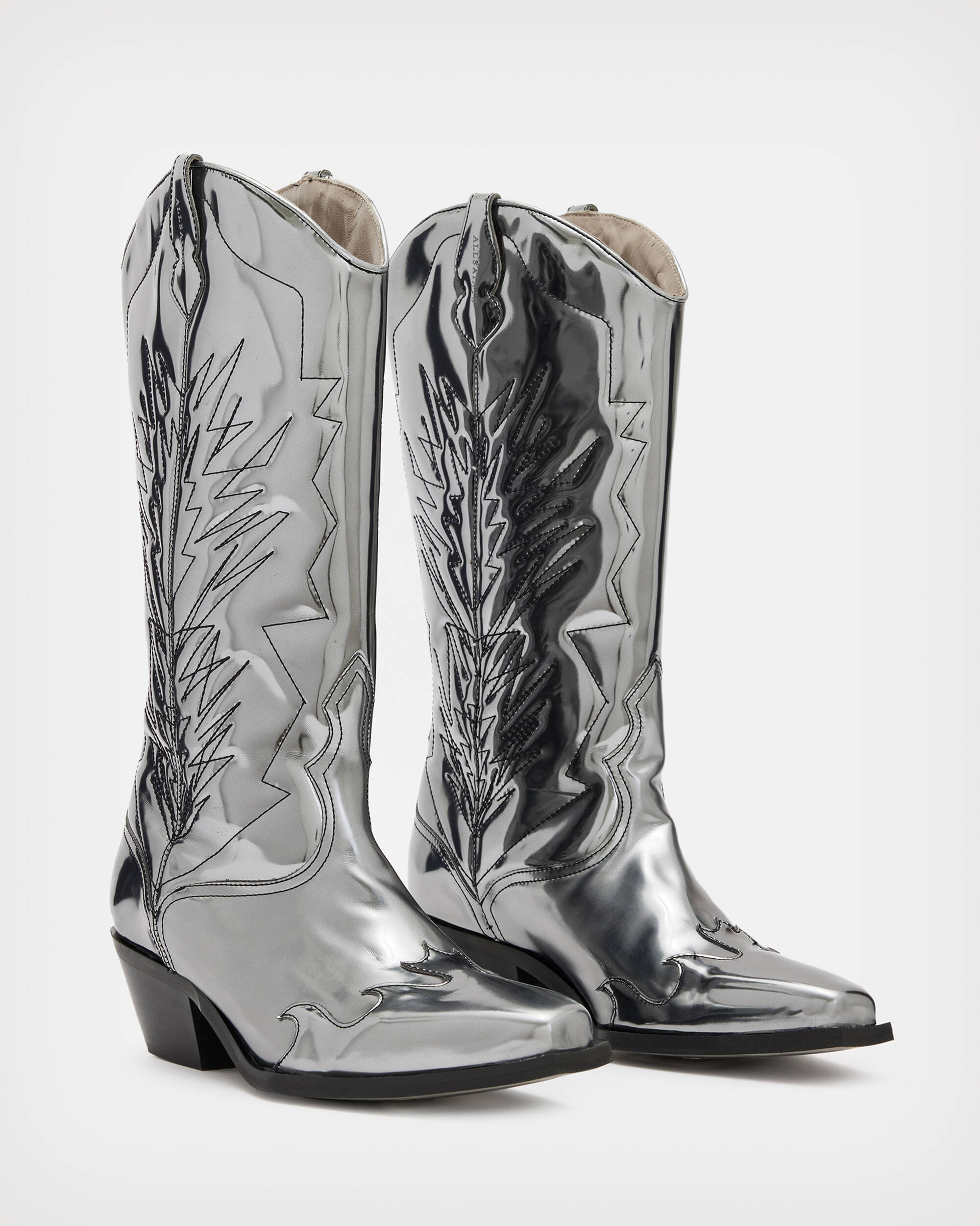 Kacey Metallic Leather Cowboy Boots  large image number 4