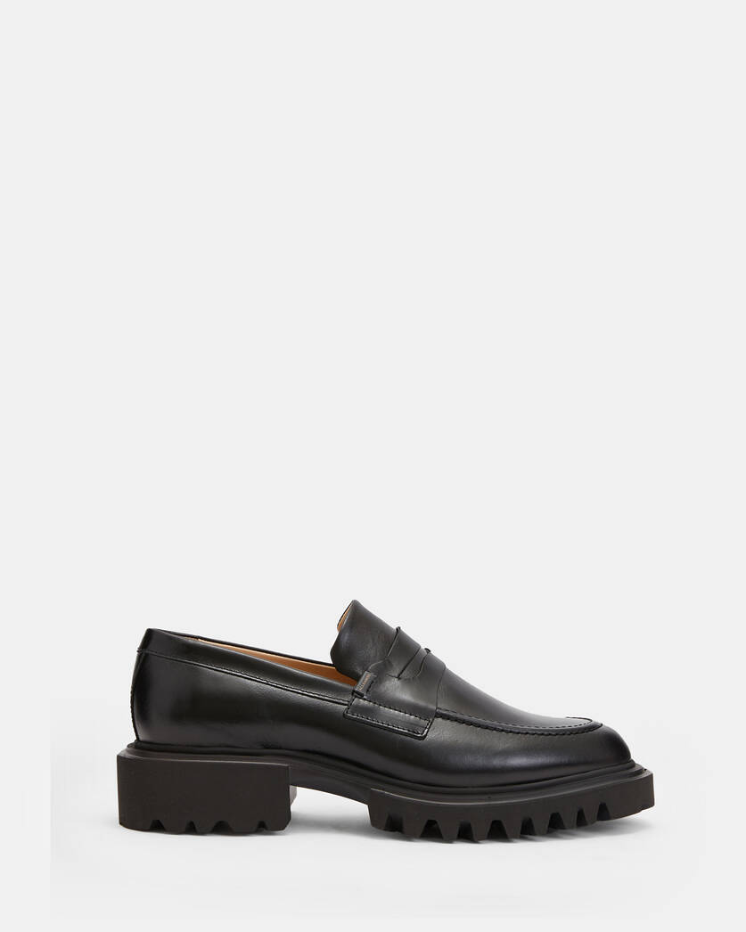Lola Slip On Shiny Leather Loafer Shoes