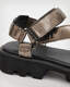 Atlanta Leather Shimmer Sandals  large image number 4