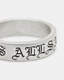 Lincoln Sterling Silver Logo Ring  large image number 3