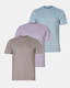Brace Brushed Cotton Crew T-Shirt 3 Pack  large image number 1