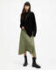 Gia Asymmetrical Ribbed Midi Skirt  large image number 1