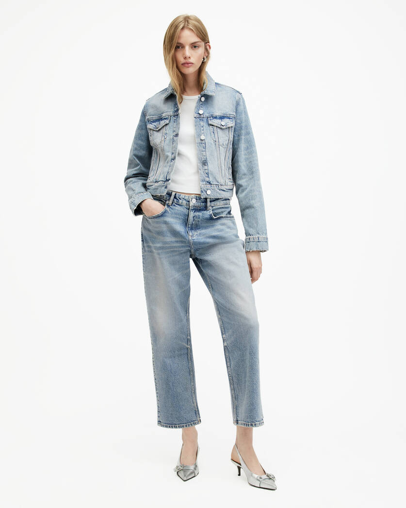 Ida Cropped Straight Denim Jeans