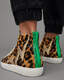 Tundy Bolt Leopard Print Trainers  large image number 4