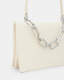 Yua Leather Removable Chain Clutch Bag  large image number 4
