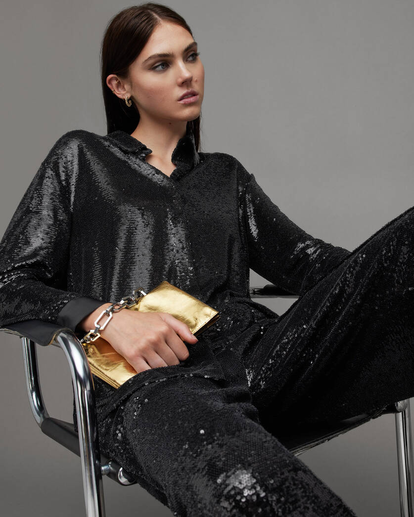 Charli Sequin Relaxed Fit Shirt  large image number 5