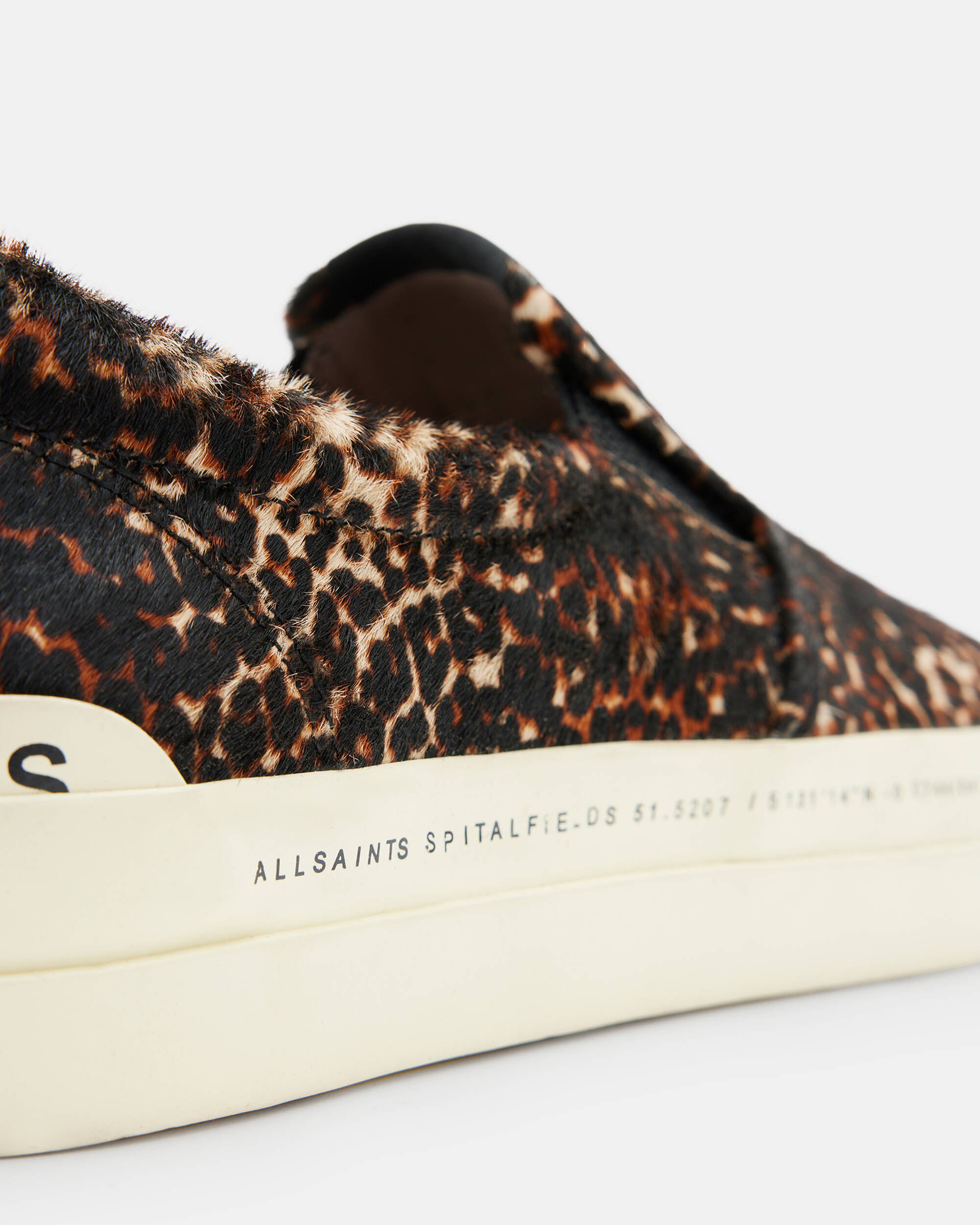Slip Suede Leopard Print Trainers  large image number 6