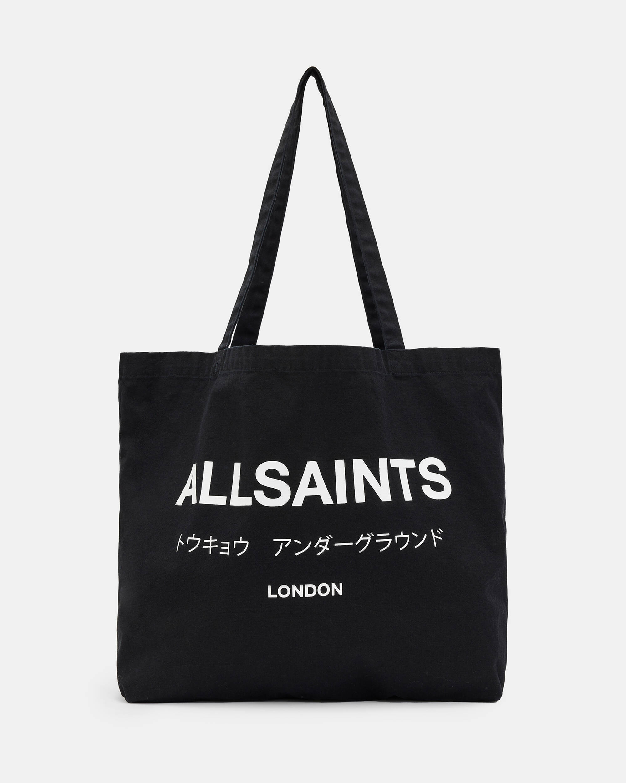 Underground Shopper Tote Bag Black/Chalk | ALLSAINTS