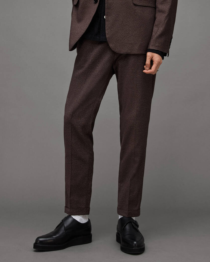 Lowdes Slim Fit Cropped Trousers