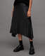 Sylvy Faux Leather Pleated Midi Skirt  large image number 2