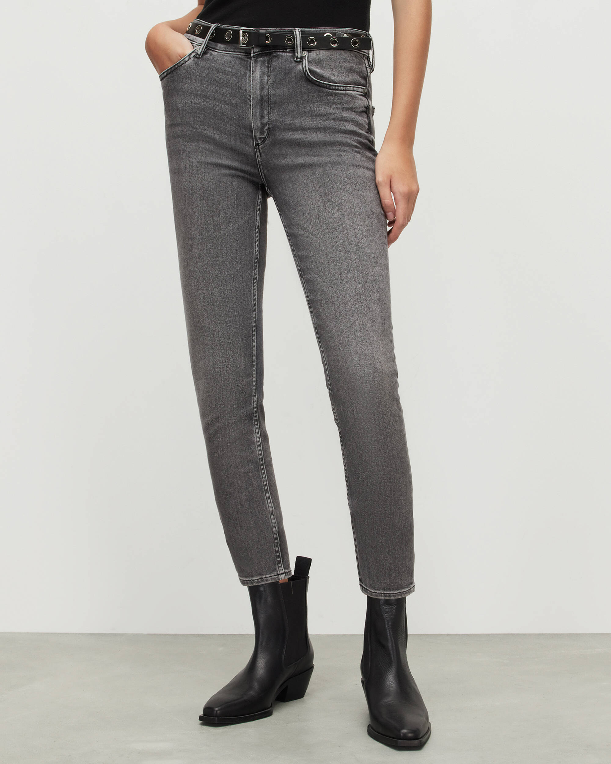Dax High-Rise Skinny Jeans  large image number 2