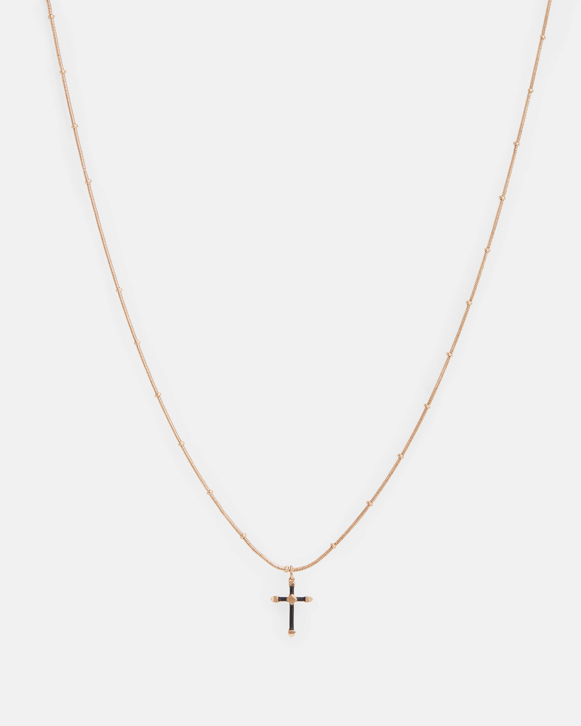 Lyra Gold-Tone Cross Necklace  large image number 1