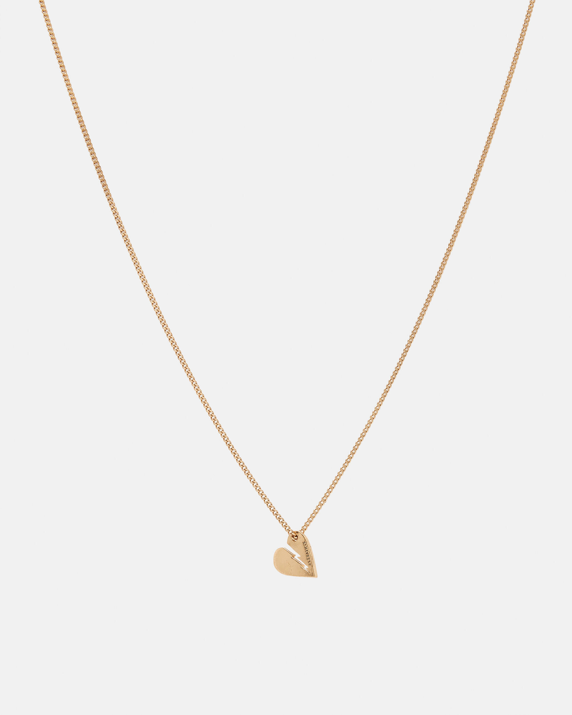 Split Heart Gold-Tone Necklace  large image number 3
