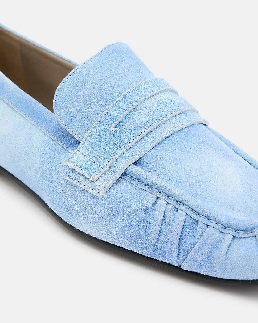 Sapphire Suede Loafer Shoes  large image number 5