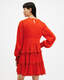 Zora Ruffle V-Neck Mini Dress  large image number 6