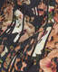 Francoise Silk Square Pattern Scarf  large image number 3