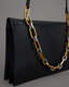 Akira Leather Removable Chain Clutch Bag  large image number 7