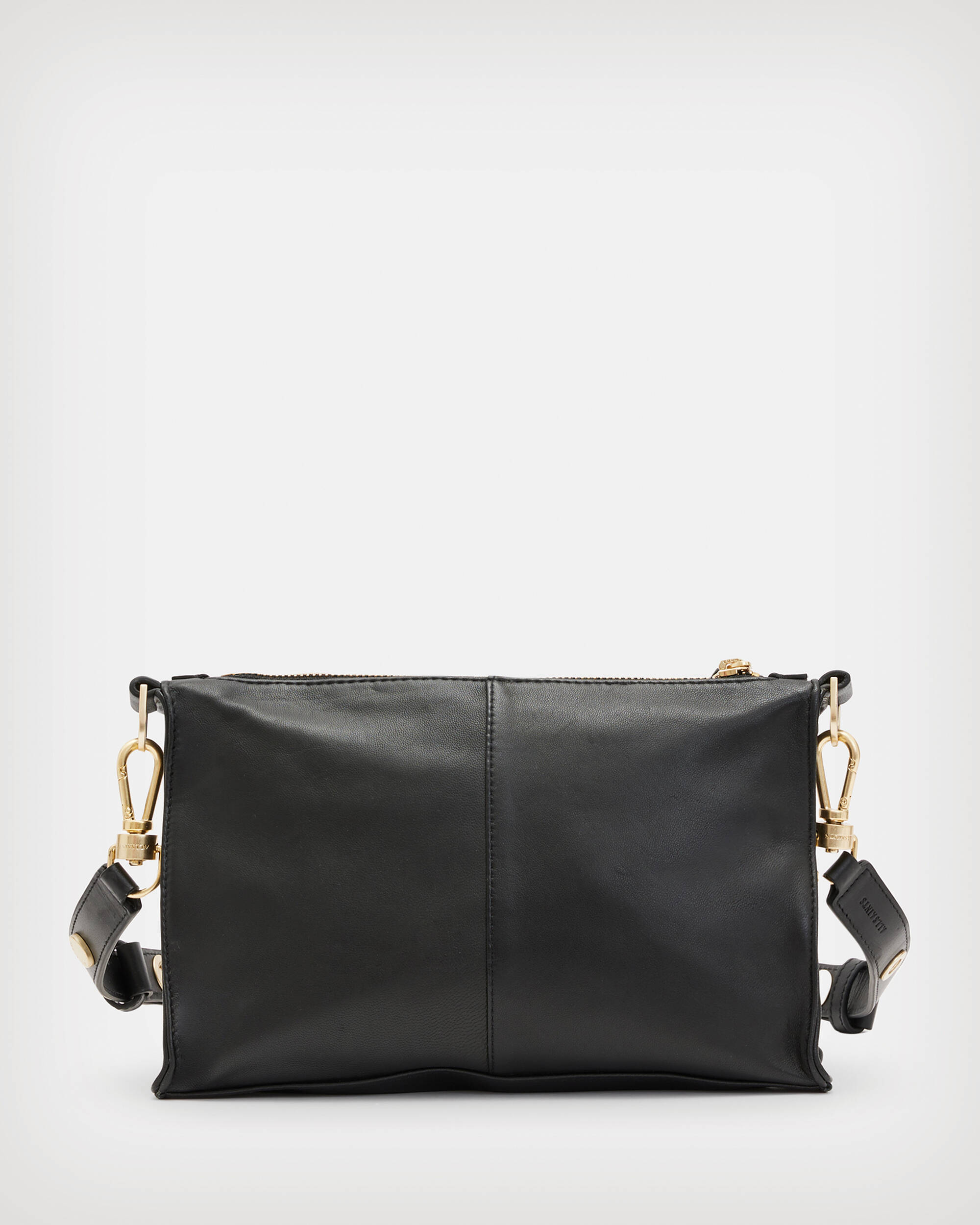 Eve Studded Leather Crossbody Bag Black | ALLSAINTS