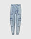 Frieda High-Rise Denim Cargo Trousers  large image number 2