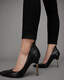 Robin Pointed Leather Heeled Court Shoes  large image number 6